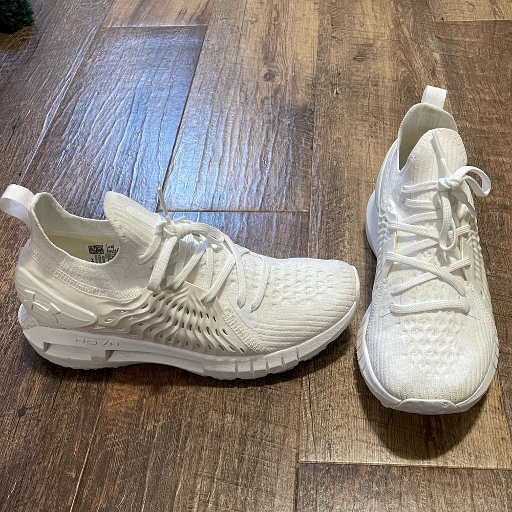 White Under Armour HOVR Phantom Running Shoes